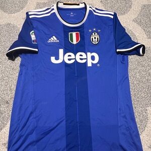 Claudio Marchisio Juventus Blue Adidas ClimaCool Serie A Jersey Size M